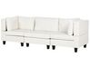 3-Seater Modular Fabric Sofa White UNSTAD_893418