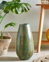 Zöld és barna terrakotta dekoratív váza 48 cm AMFISA_850297