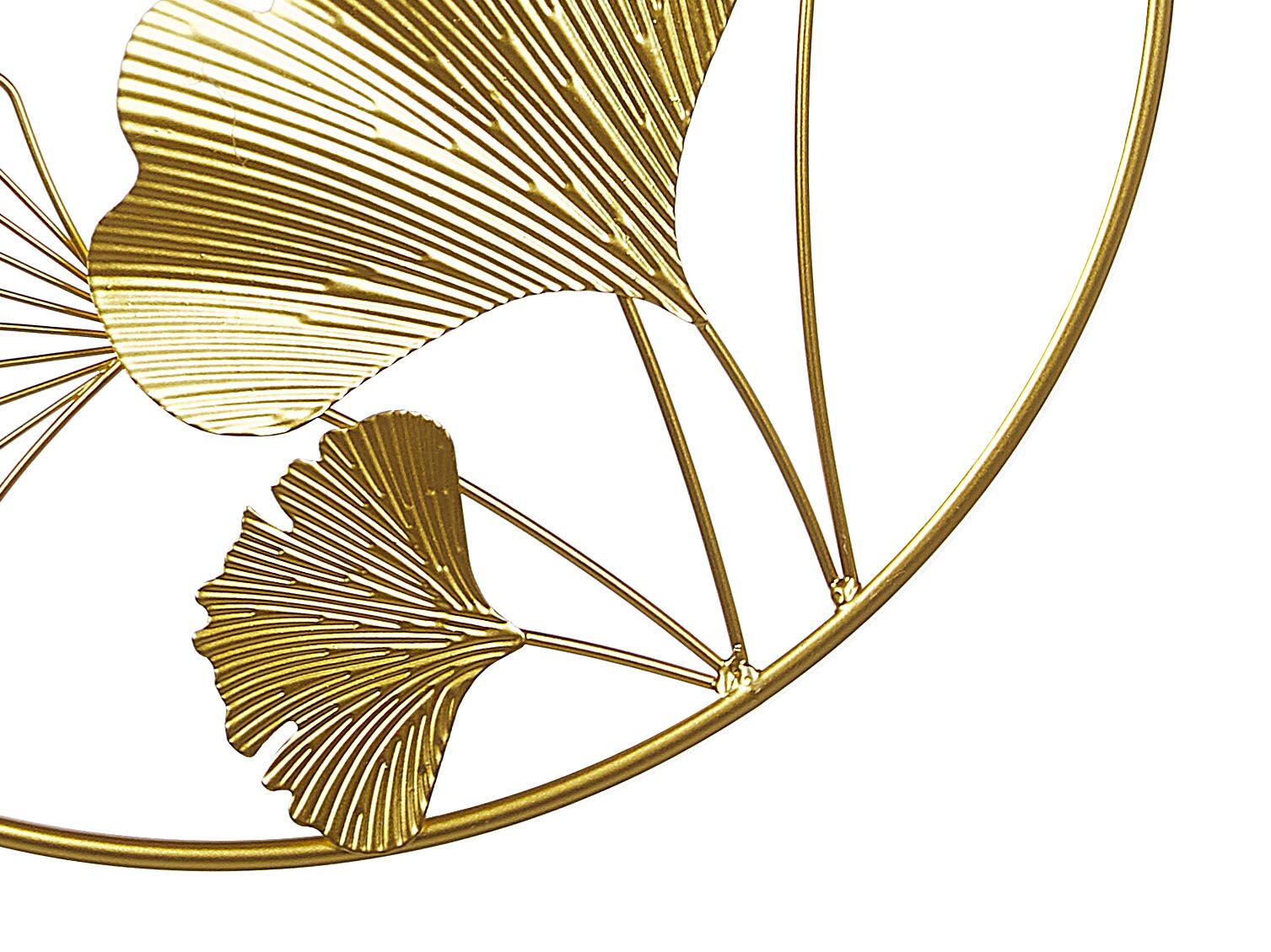 Dekoracja ścienna złota BISMUTH