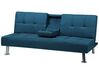 Fabric Sofa Bed Blue ROXEN_793792