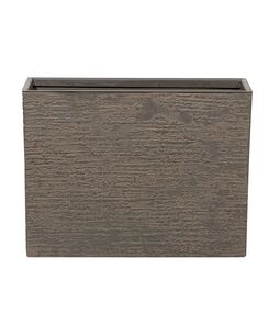 Kukkaruukku kiviseos ruskea 25 x 60 x 45 cm EDESSA