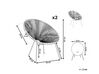Set of 2 PE Rattan Accent Chairs Light Grey ACAPULCO II_811625