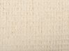Manta de algodón beige claro 125 x 150 cm MALU_839603
