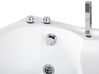 Whirlpool-Badewanne weiß Eckmodell mit LED 150 x 100 cm rechts NEIVA_796397