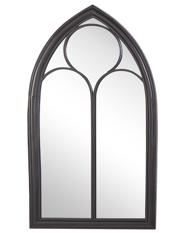 Specchio da parete metallo nero 61 x 113 cm TRELLY_819024