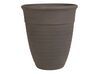 Conjunto de 2 vasos para plantas em pedra castanha 43 x 43 x 49 cm KATALIMA_858270