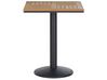 Záhradný stôl 60 x 60 cm svetlé drevo/čierna PALMI_808202