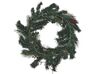 Vánoční věnec zasněžený osvětlený ⌀ 60 cm zelený TENALA_813292