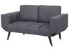 Fabric Sofa Bed Dark Grey BREKKE_731124