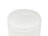 Úložná taburetka z buklé ⌀ 38 cm krémová biela MARYLAND_891998