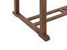 Záhradný rozkladací stôl z akáciového dreva 160/220 x 90 cm tmavé drevo AMANTEA_871615