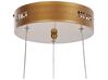 Lampe suspendue LED en métal doré WANLI_815721