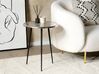 Metal Side Table Silver with Black TELFER_853846
