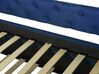 Fabric EU Small Single Trundle Bed Blue LIBOURNE_770648