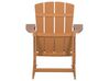 Krzesło ogrodowe jasne drewno ADIRONDACK_728462