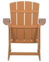 Záhradná stolička vo farbe dreva ADIRONDACK_728462