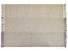 Alfombra de lana gris claro 160 x 230 cm TEKELER_850102
