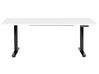 Hæve sænkebord elektrisk sort/hvid 180 x 80 cm DESTINAS_899737