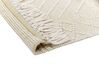 Teppich Wolle beige 160 x 230 cm geometrisches Muster MAVIKENT_855584