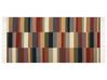 Kelim Teppich Wolle mehrfarbig 80 x 150 cm geometrisches Muster Kurzflor MUSALER_858383