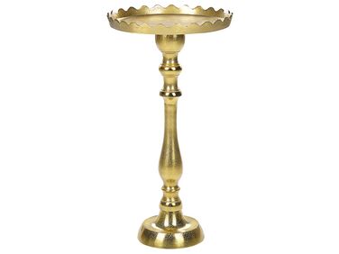 Tavolino metallo dorato ⌀ 35 cm TIMARU