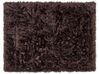 Faux Fur Bedspread 150 x 200 cm Brown DELICE_840332
