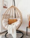 PE Rattan Hanging Chair with Stand Natural ARSITA_792328