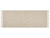 Tappeto cotone beige chiaro 80 x 230 cm TOZLU_849132
