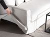 3 Seater Fabric Sofa White GILJA_759708