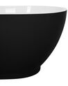 Bañera independiente de acrílico negro/blanco/plateado 173 x 82 cm GUIANA_717538