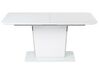 Mesa de jantar extensível branca 160/200 x 90 cm SUNDS_821114