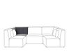 Sofa hjørnemodul grå fløjl LEMVIG_794818
