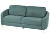 3 Seater Fabric Sofa Green TROSA_851912