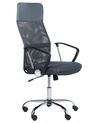 Krzesło biurowe regulowane szare DESIGN_861048