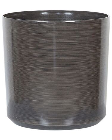 Maceta de arcilla/fibras gris oscuro ⌀ 43 cm VAGIA
