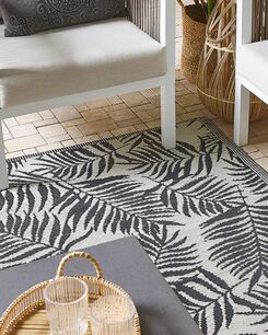 Ulkomatto kaksipuolinen musta 120 x 180 cm KOTA