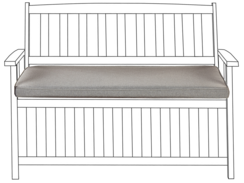 Puutarhapenkin pehmuste vaaleanharmaa 108 x 45 cm SOVANA Puutarhapenkin pehmuste vaaleanharmaa 108 x 45 cm SOVANA