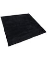 Fekete hosszú szálú szőnyeg 200 x 200 cm DEMRE_714790