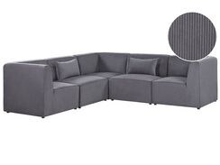 5-istuttava moduulikulmasohva vakosametti oikeak. harmaa LEMVIG 5-istuttava moduulikulmasohva vakosametti oikeak. harmaa LEMVIG