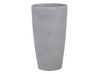 Vaso para plantas em pedra cinzenta 31 x 31 x 58 cm ABDERA_692049