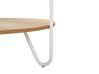 Bílý konferenční stolek se světlým dřevem CHICO_795665