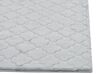 Tappeto pelliccia sintetica grigio chiaro 80 x 150 cm GHARO_866704
