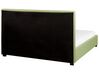 Fabric EU King Size Bed with Storage Green LA ROCHELLE_832973