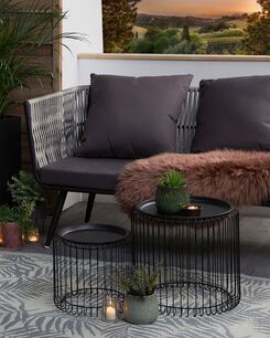 Ulkomatto kaksipuolinen vaaleanharmaa 120 x 180 cm KOTA Ulkomatto kaksipuolinen vaaleanharmaa 120 x 180 cm KOTA