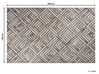 Béžový kožený koberec  140 x 200 cm TEKIR_764780