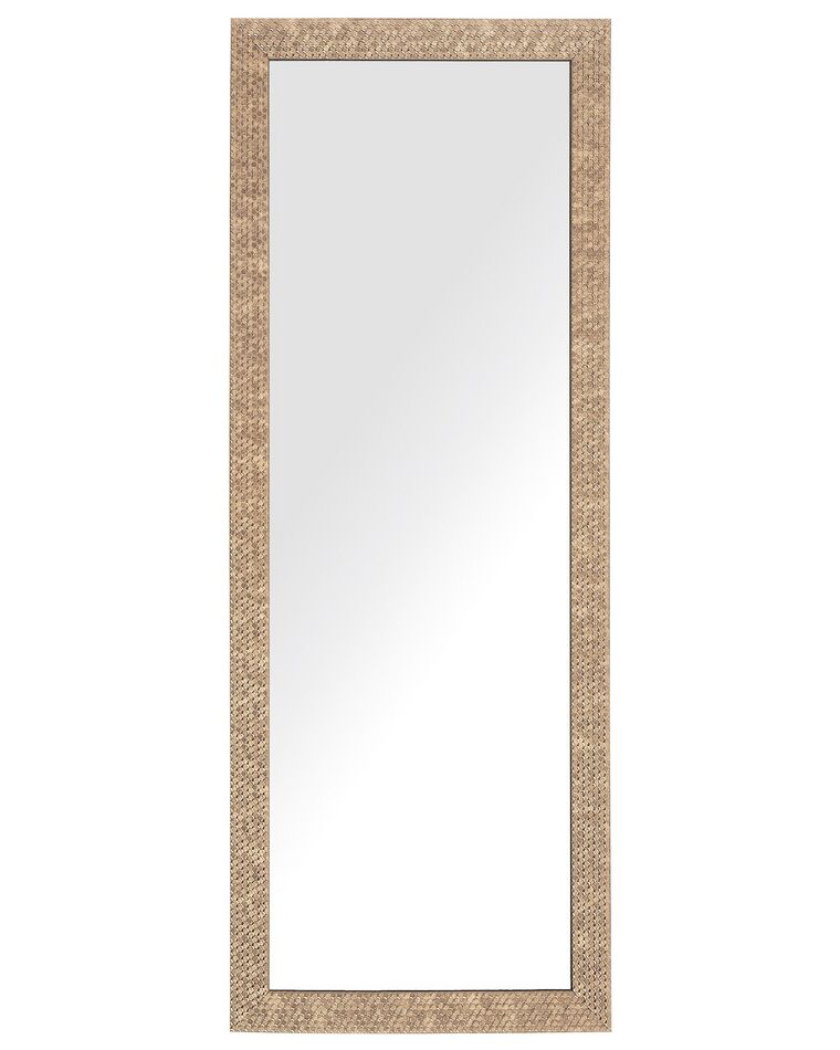 Nástenné zrkadlo 50 x 130 cm mosadzné AJACCIO_749510