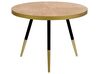 Mesa de centro en madera clara/dorado RAMONA_912842