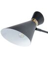Kovová nástěnná lampa černá MELAWI_879705