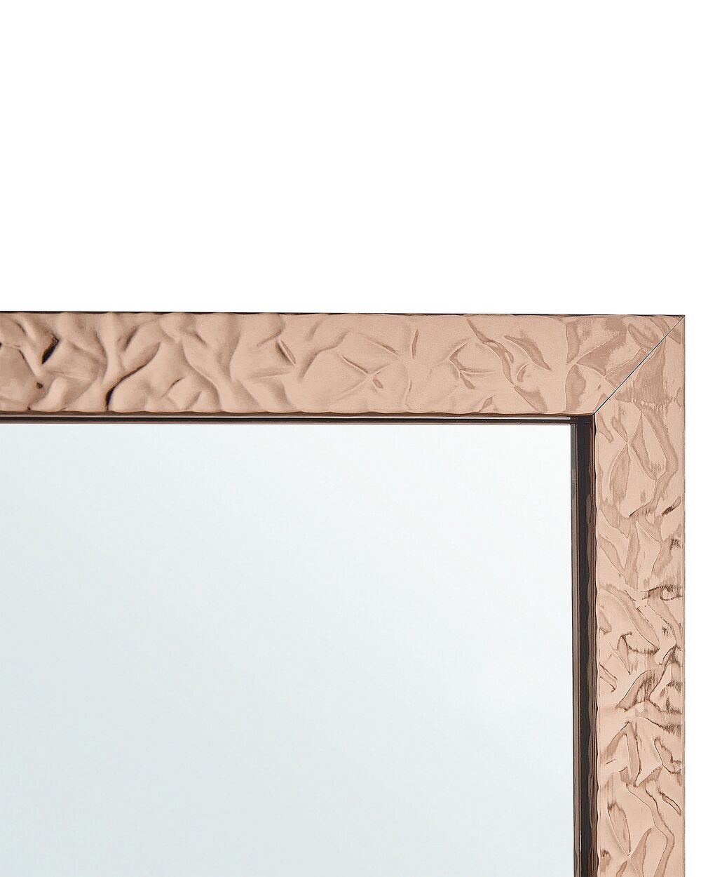 Specchio Con Cornice Bianca 150 X 30 Cm