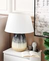 Lampada da tavolo ceramica grigio e crema 63 cm CIDER_844136